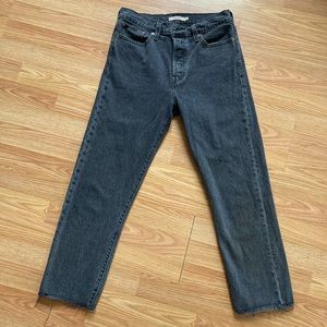 Levi’s Wedgie Straight Ankle Jeans
